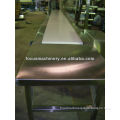 white PVC belt horizontal conveyor